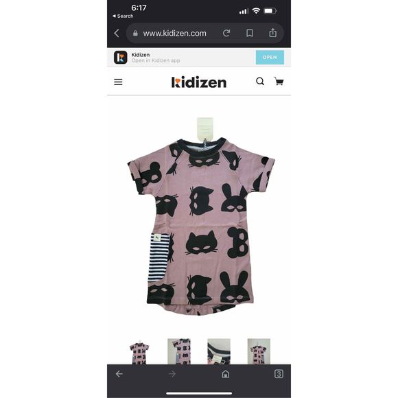 Turtle Dove Dress 3T EUC - Picture 2 of 2